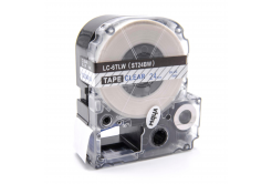Epson LC-ST24BW, 24mm x 8m, modrý tisk / průhledný podklad, kompatibilní páska