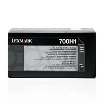 Lexmark 70C0H10, black, 4000str., high capacity, originálny toner
