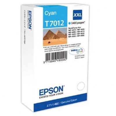 Epson T70124010 azúrová (cyan) originálna cartridge
