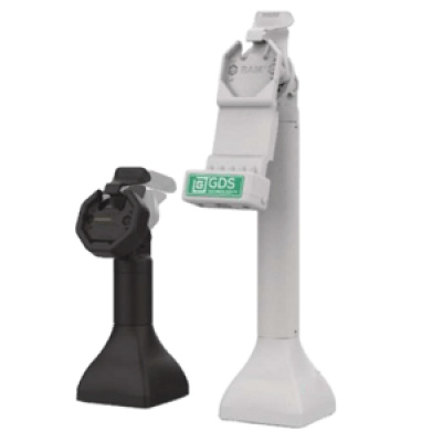 RAM Mounts GDS Uni-Conn Stand Docking Station (14“) with Key Locking (Right) - Rotatable & Tiltable - RJ45 Connection - PoE (Power over Ethernet)