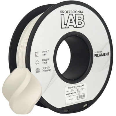 Professional Lab FG-P38-E1, 3D filament, PLA, 1,75mm, 1000g, Biely (Warm white)