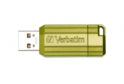 Verbatim 49070 Flash Disk Store 'n' Go PinStripe, 16GB, eukalyptová zelená