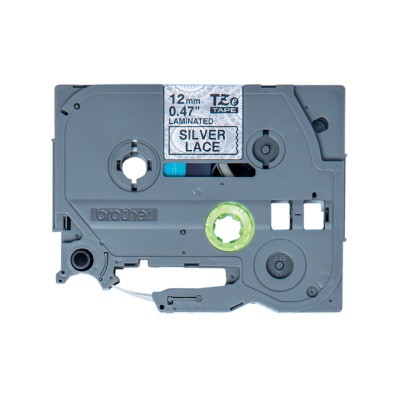 Brother TZ-MPSL31 / TZe-MPSL31, 12mm x 4m, čierna tlač / strieborný podklad, originálna páska