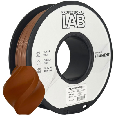 Professional Lab FG-P53-E1, 3D filament, PLA+, 1,75mm, 1000g, Hnedý (Brown)