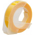 Dymo Omega, 9mm x 3m, biela tlač / žltý podklad, kompatibilná páska