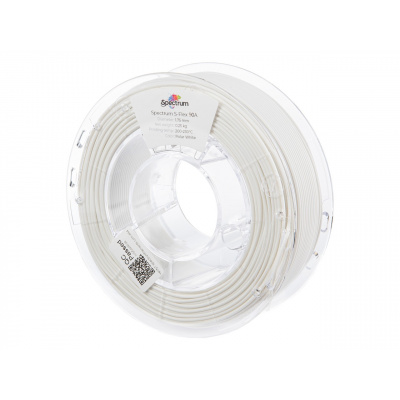 Spectrum 80261 3D filament, S-Flex 90A, 1,75mm, 250g, Biely (Polar white)