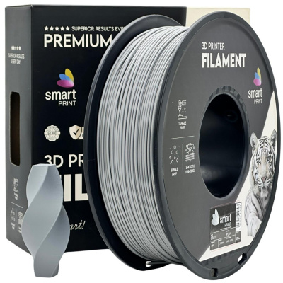 Smart Print FG-S56-E1, 3D filament, PLA+, 1,75mm, 1000g, Sivý (Grey)