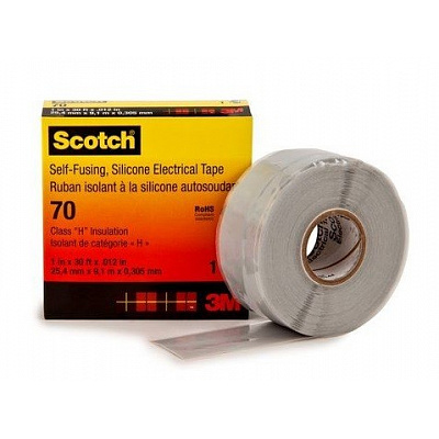 3M 70 Scotch Samozvárateľná silikónová páska, 25 mm x 9,1 m