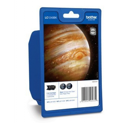 Brother LC-1240BKBP2 dualpack čierna (black) originálna cartridge