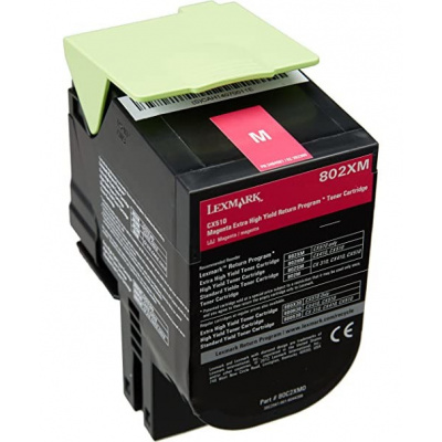 Lexmark 80C2XM0 purpurový (magenta) originálny toner