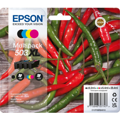 Epson 503XL T09R640 C13T09R64010 farebná (CMYK) multipack originálne cartridge