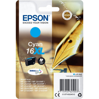 Epson 16XL C13T16324012 azúrová (cyan) originálna cartridge