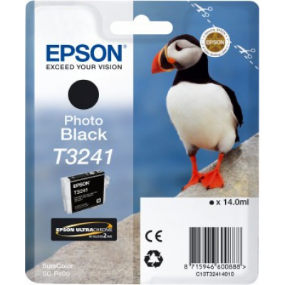 Epson T32414010 foto čierna (photo black) originálna cartridge