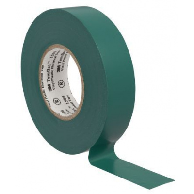 3M Temflex 1500 Elektroizolačná páska, 19 mm x 20 m, zelená