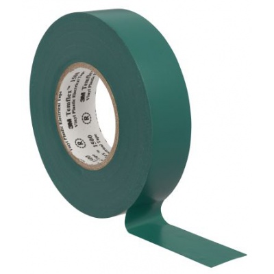 3M Temflex 1500 Elektroizolační páska, 19 mm x 20 m, zelená