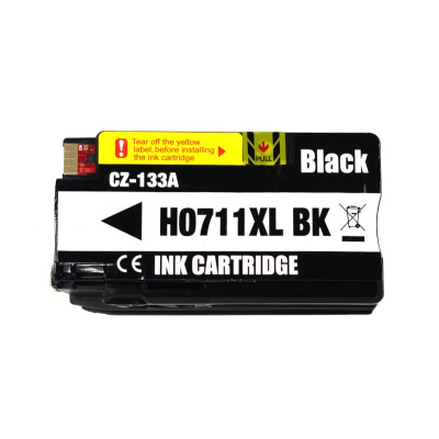 Kompatibilná kazeta s HP 711 CZ133A čierna (black)