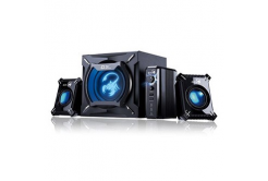 Genius reproduktory GX GAMING SW-G2.1 2000 31730020400, 2.1, 45W, černé, ovládání hlasitosti, 3,5 mm jack (USB)