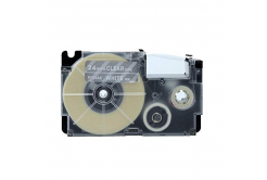 Kompatibilná páska s Casio XR-24AX 24mm x 8m biela tlač / priehľadný podklad