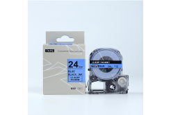 Epson LTS24BW, 24mm x 5m, modrý tisk / bílý podklad, kompatibilní páska