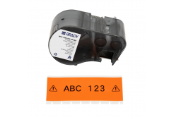 Brady M5C-1500-595-OR-BK / 170942, 38.10 mm x 7.62 m, Vinyl, čierna tlač / oranžový podklad