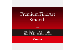 Canon Premium Fine Art Smooth 1711C016, 310 g/m2, A2, 25ks, matný, atramentový, biely, foto papier