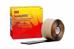 3M Scotchfil Elektroizolačná tmelová páska, čierna, hrúbka 3,1 mm, 38 mm x 1,5 m