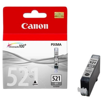 Canon CLI-521GY 2937B001 sivá (grey) originálna cartridge