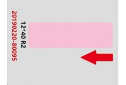 Niimbot štítky RP A2A68301101, 12x40mm 160ks Pink pre D11 a D110