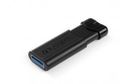 VERBATIM Flash Disk PinStripe USB 3.0, 16GB - čierna