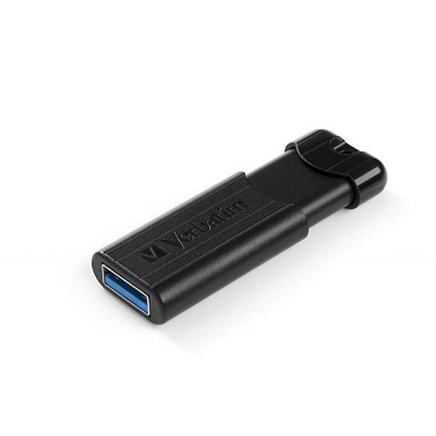 VERBATIM Flash Disk PinStripe USB 3.0, 16GB - čierna