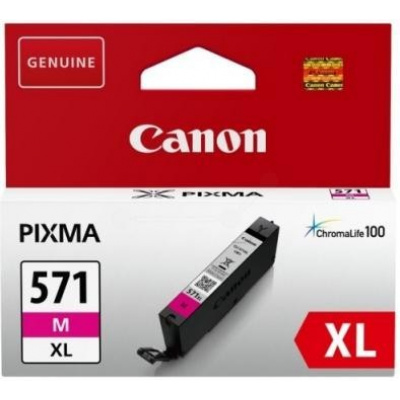 Canon CLI-571MXL 0333C001 purpurová (magenta) originálna cartridge