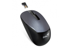 Genius Myš NX-7015 31030019400, 1600DPI, 2.4 [GHz], optická, 3tl., bezdrátová USB, šedá, AA
