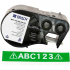 Brady M4C-750-595-GN-WT / 170827, 19.05 mm x 7.62 m, Vinyl, biela tlač / zelený podklad