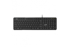 Genius Slimstar M200 31310019403, klávesnice CZ/SK, klasická, tichá typ drátová (USB), černá, ne