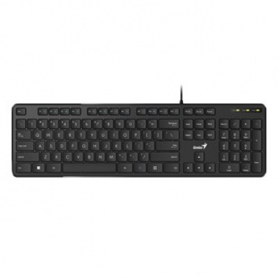 Genius Slimstar M200 31310019403, klávesnice CZ/SK, klasická, tichá typ drátová (USB), černá, ne