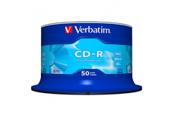 Verbatim CD-R, 43351, Extra Protection, 50-pack, 700MB, 52x, 80min., 12cm, bez možnosti potisku, spindle, pro archivaci dat