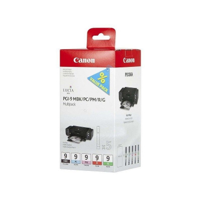 Canon PGI-9 MBK+PC+PM+R+G 1033B013 multipack originálne cartridge