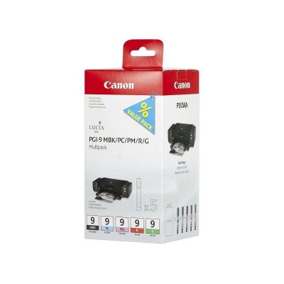 Canon PGI-9 MBK+PC+PM+R+G 1033B013 multipack originálna cartridge