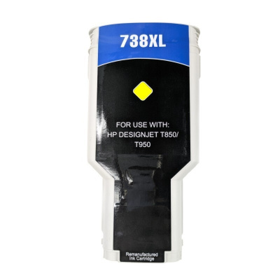 Kompatibilní cartridge s HP 738 676M8A žlutá (yellow)