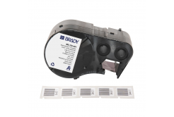 Brady M5-194-481 / 170886, 22.86 mm, Polyester, čierna tlač / biely podklad