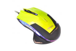E-blue Myš Mazer R EMS124GR(1), 2400DPI, optická, 6tl., drátová USB, zelená