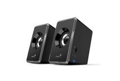 Genius reproduktory SP-U125 31730042403, 2.0, 3W, černo-šedý, regulace hlasitosti, 3,5 mm jack (USB), 150Hz-20kHz