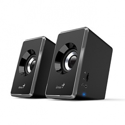 Genius reproduktory SP-U125 31730042403, 2.0, 3W, černo-šedý, regulace hlasitosti, 3,5 mm jack (USB), 150Hz-20kHz