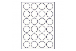 Samolepiace etikety 45 x 45 mm, 24 etikiet, A4, 100 listov