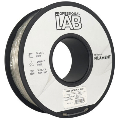Professional Lab FG-P126-E1, 3D filament, TPU 95A, 1,75mm, 1000g, Priesvitný (Transparent)