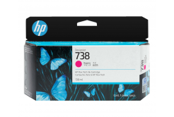 HP 738 498N6A purpurová (magenta) originálna cartridge