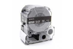 Epson LC-SD36KW, 36mm x 8m, bílý tisk / černý podklad, kompatibilní páska