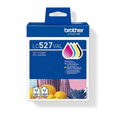 Brother LC-527VAL farebná (CMYK) originálna cartridge