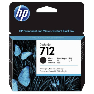 HP 712 3ED70A čierna (black) originálna cartridge