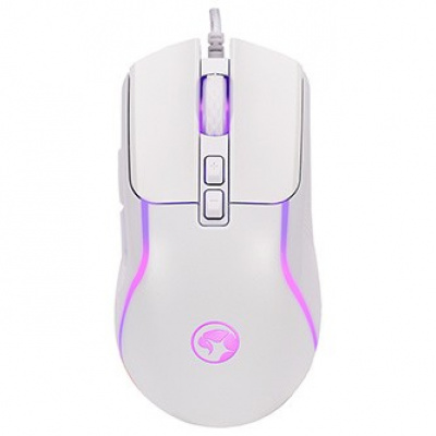 Myš drátová, Marvo CAPO 20, bílá, optika, 8000DPI